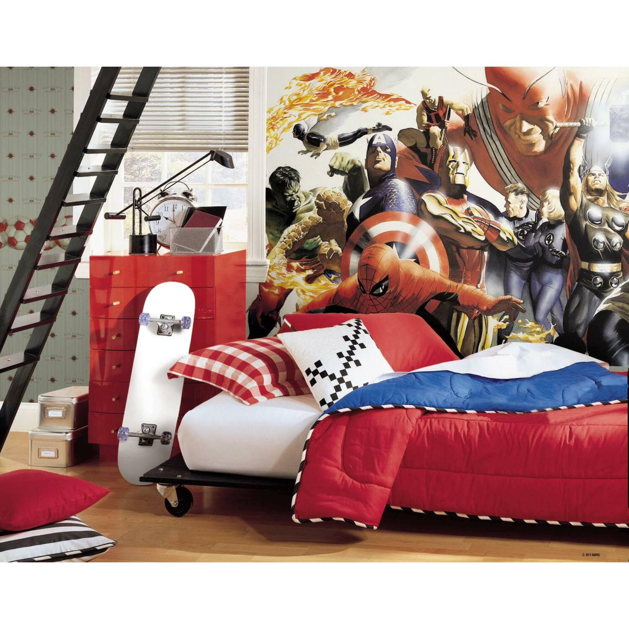 RoomMates Marvel Alex Ross Peel & Stick Wallpaper Mural